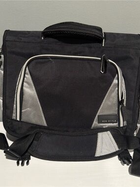 Black and Gray Eco Style EVOY-MC13 Men's Messenger Bag